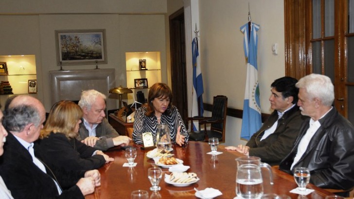 Ana Pechen recibió a Carlos Zannini en Casa de Gobierno