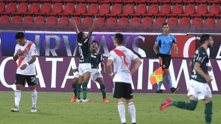 Libertadores: River fue goleado 3-0 por Palmeiras en una noche para el espanto