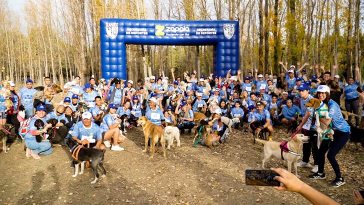 Zapala: Histórica primera carrera Canina